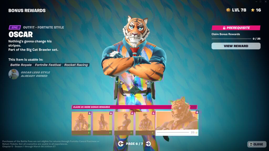 Fortnite Chapter 5 Season 1 Super Styles (Prismatic Terazzo)