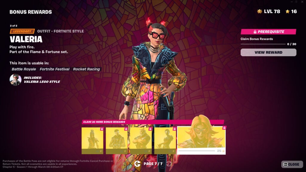 Fortnite Chapter 5 Season 1 Super Styles (Glasswork)