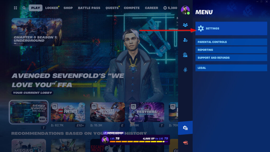 Fortnite FOV Slider Instructions 2