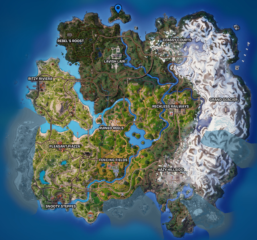 Solid Snake Fortnite location