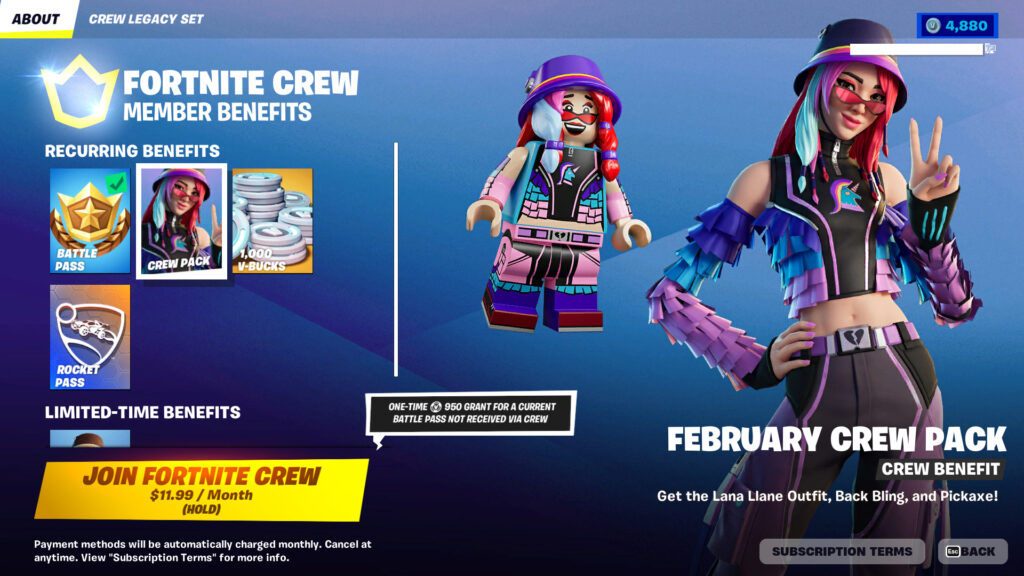 Lana Llane Fortnite skin