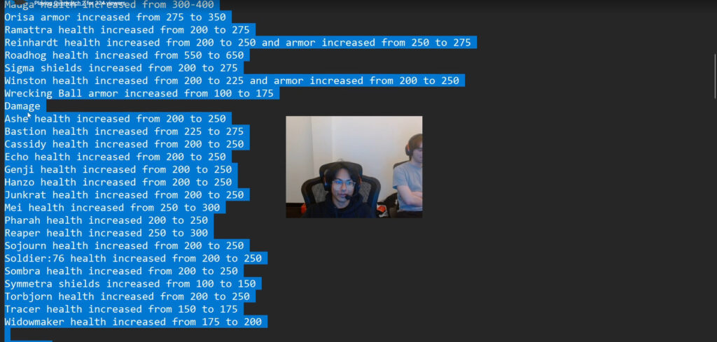 A former Overwatch League players appears to have created a leak of the Season 9 patch notes, showcasing major changes for the game.