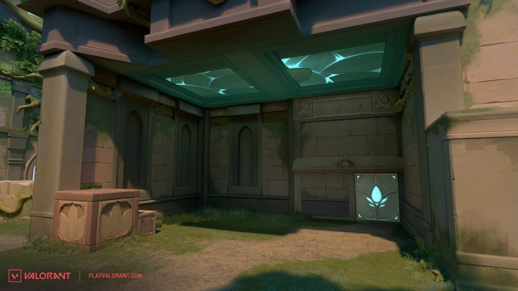 The after image of A Link on Lotus in VALORANT.