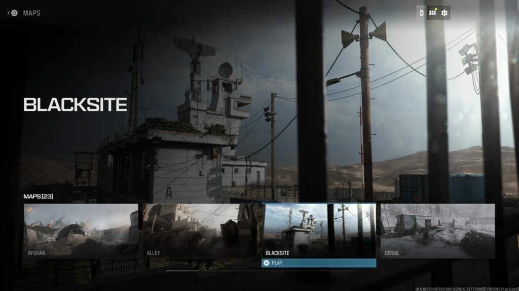 A look at Blacksite, a map in COD: MW3.