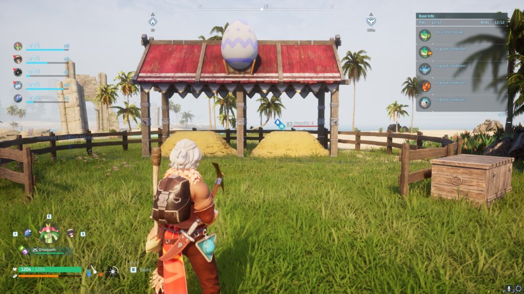 A Pal Tamer has built a Mixed Farm in their base.