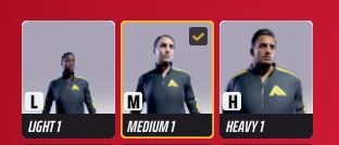 Small, Medium, and Heavy Build in The Finals