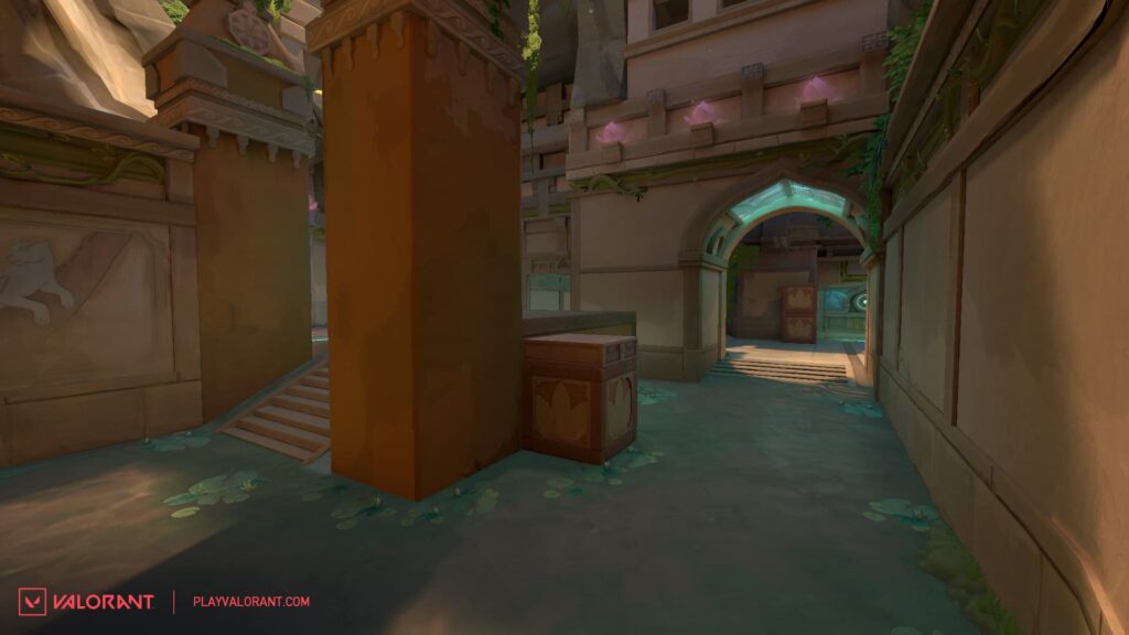 The before image of C Bend.