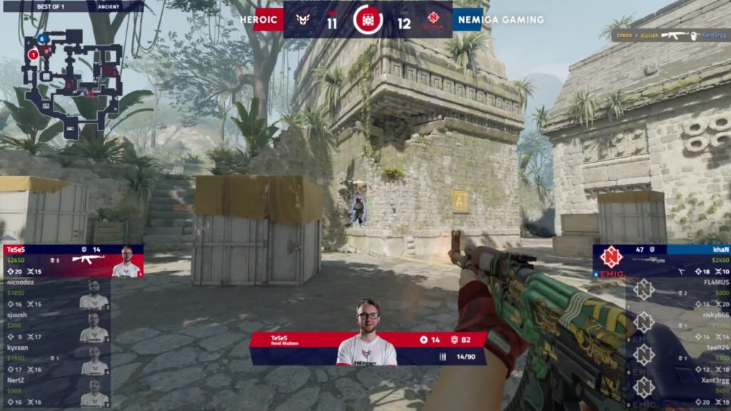 Heroic face shock elimination in first RMR Open Qualifier