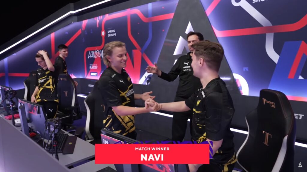 NAVI overtakes G2 in BLAST Premier Spring Groups