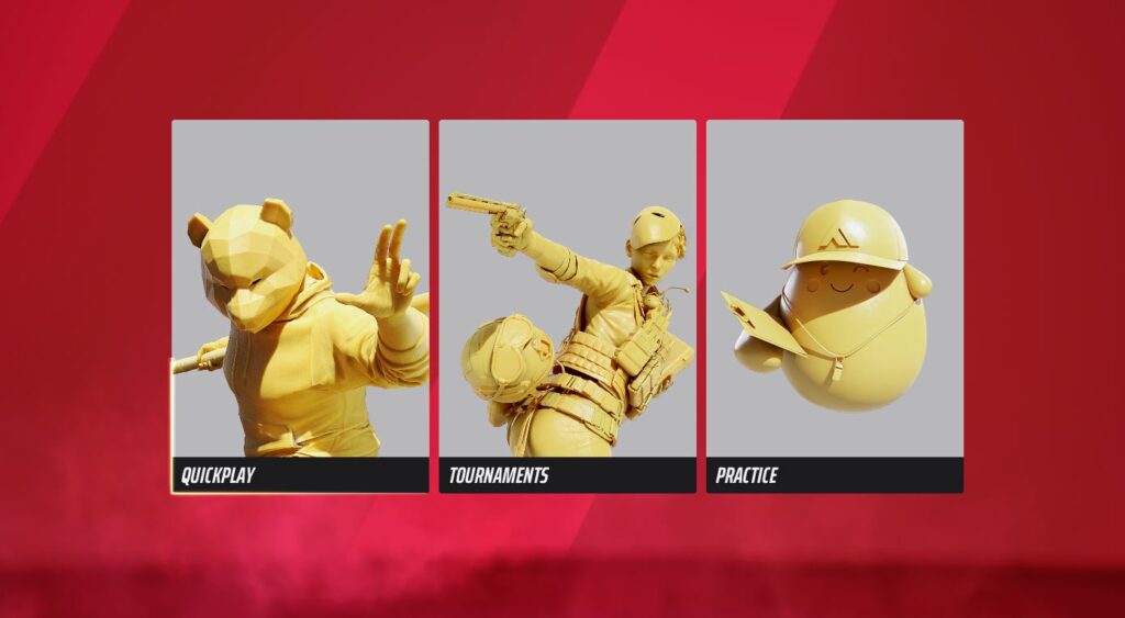 Tournament mode, practice, and quickplay modes in The Finals