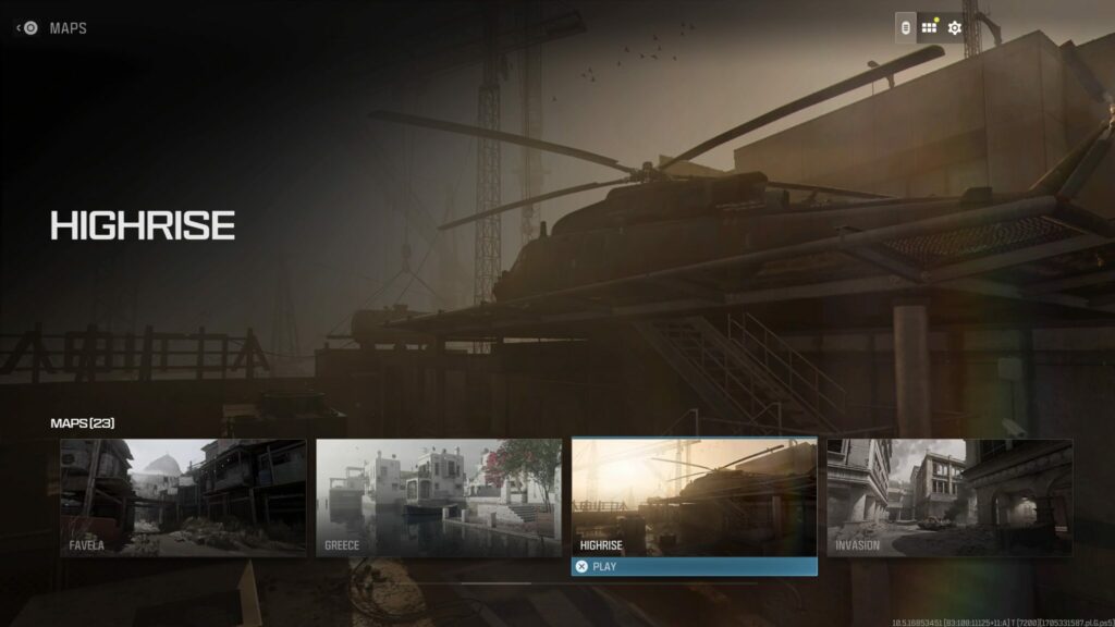 A look at Highrise, a map in COD: MW3.