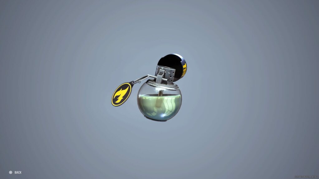 The Pyro Grenade, used in a Gadget slot for the best Light build in The Finals.