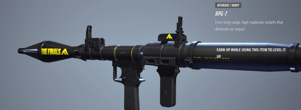 RPG in The Finals for a Heavy Build