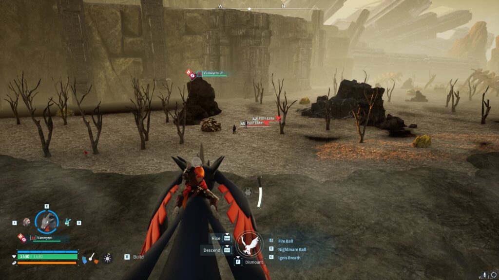 A group of PIDF Elite units guard the Palworld Wildlife Sanctuary.