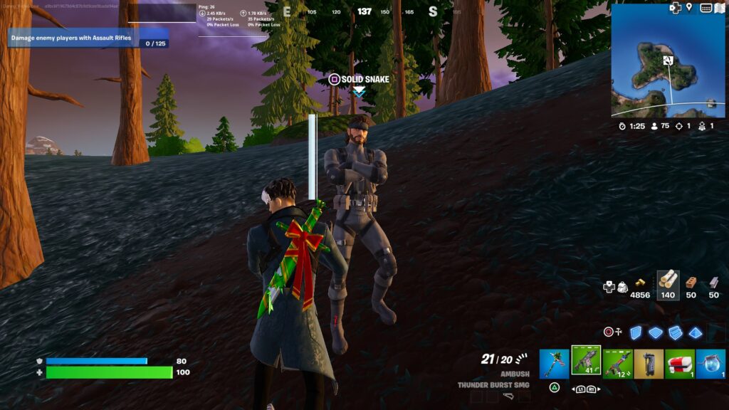 Where is Snake in Fortnite?