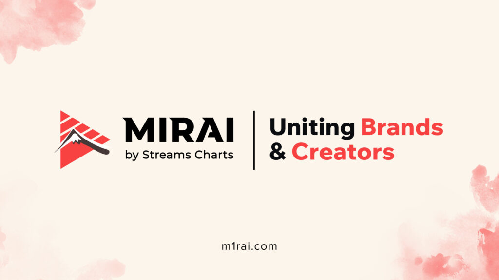 Streams Charts launches MIRAI as new influencer agency