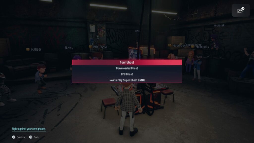 Super Ghost Battle Tekken 8 Menu