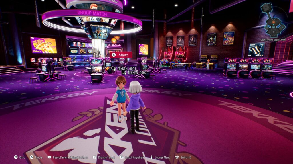 The Tekken Fight Lounge in Tekken 8 allows players to interact with others.