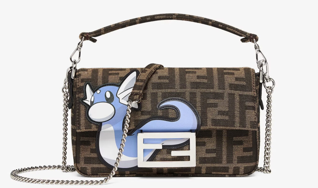 Have a spare $4,000 laying around? Why not drop it on the Fendi Pokémon collab and get yourself a Dragonite purse. As a treat.