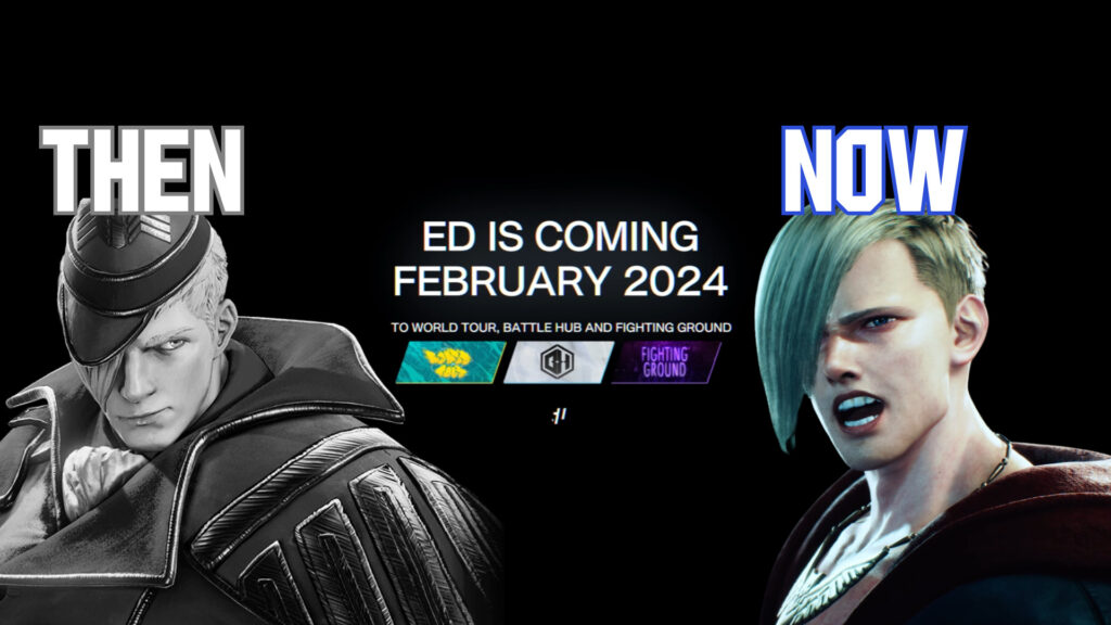 Ed revealed for SF6, looks quite a bit different than at last we saw him