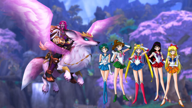 Become a magical girl with WoW February Trading Post rewards