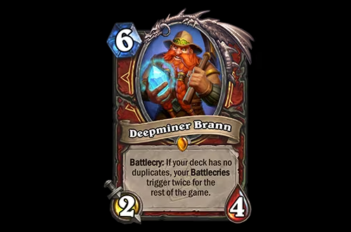 Deepminer Brann in Hearthstone