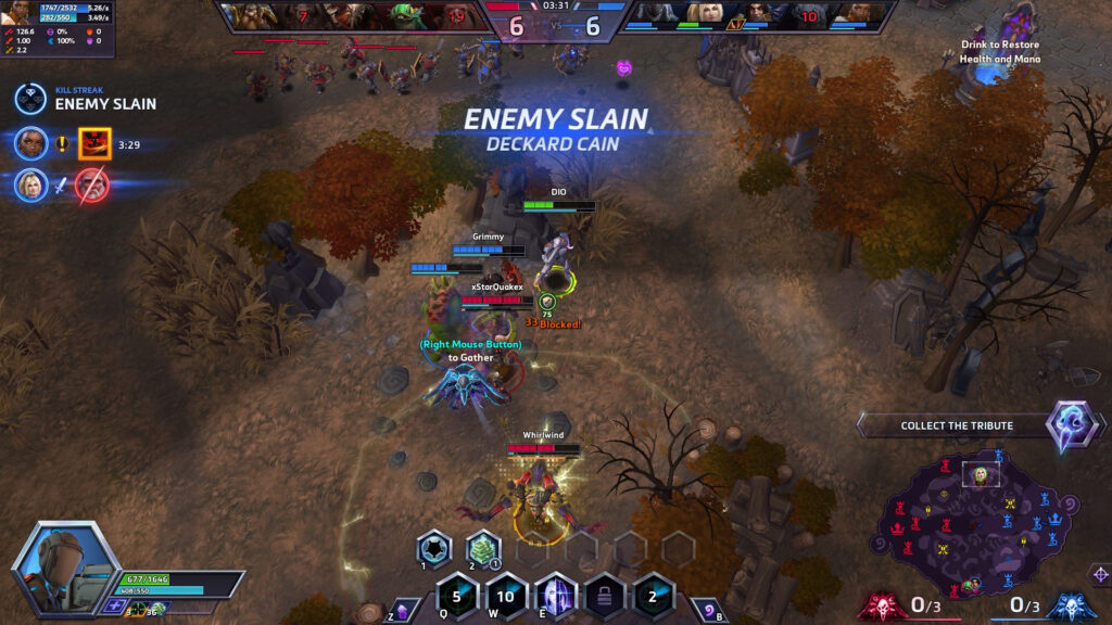 The Cursed Hollow map in Heroes of the Storm