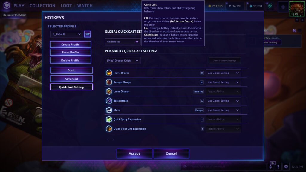 Heroes of the Storm hotkeys