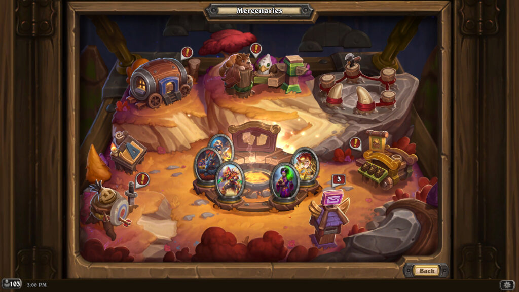 Hearthstone Mercenaries screenshot