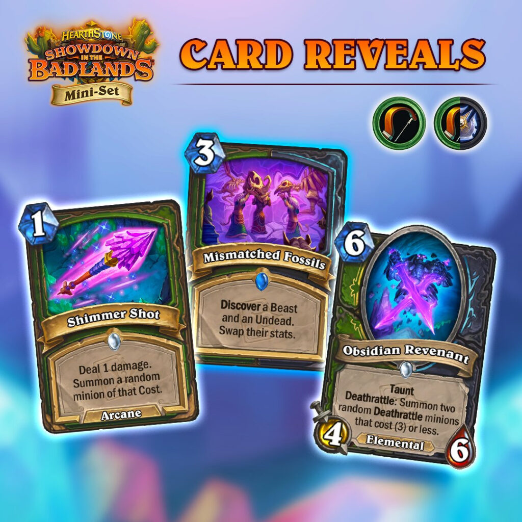Shimmer Shot, Mismatched Fossils, and Obsidian Revenant 