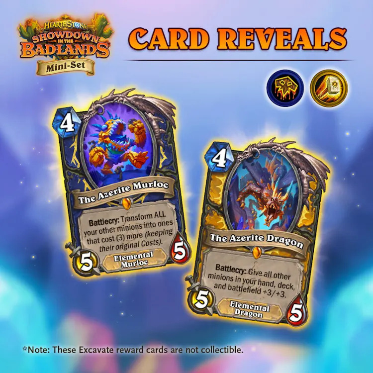 The Azerite Murloc and The Azerite Dragon