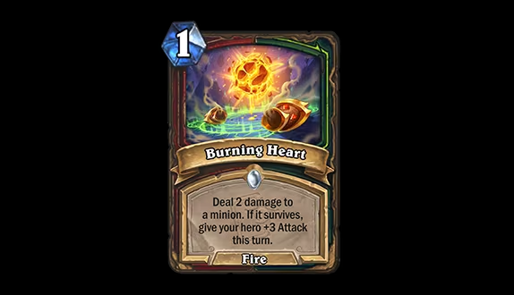 Burning Heart in Hearthstone