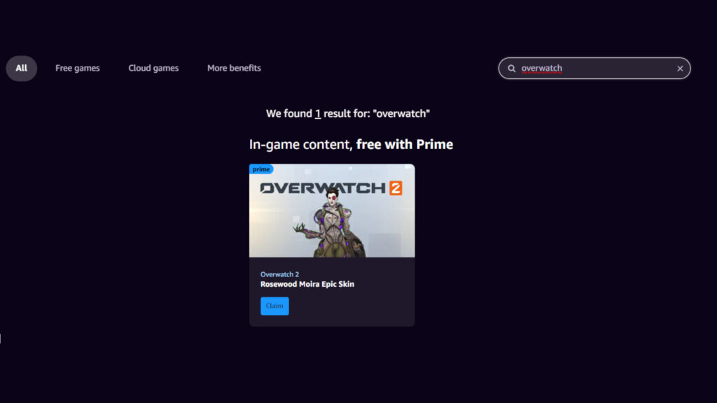 Prime Gaming offers free Rosewood Moira skin