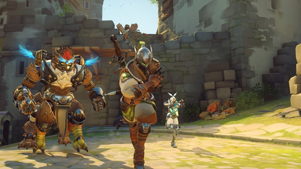 Orisa, Genji, and Tracer in Overwatch 2
