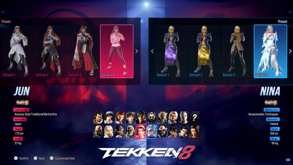 Tekken 8 costume presets