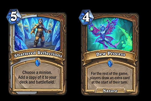 Shattered Reflections and Dew Process in Hearthstone