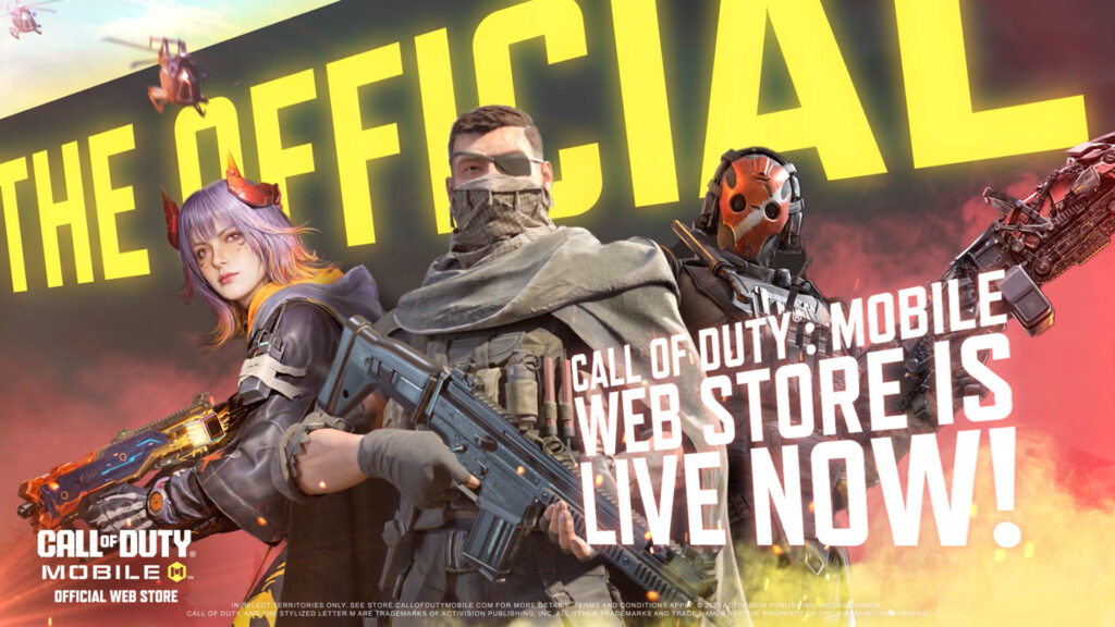 CoD Mobile web store graphic