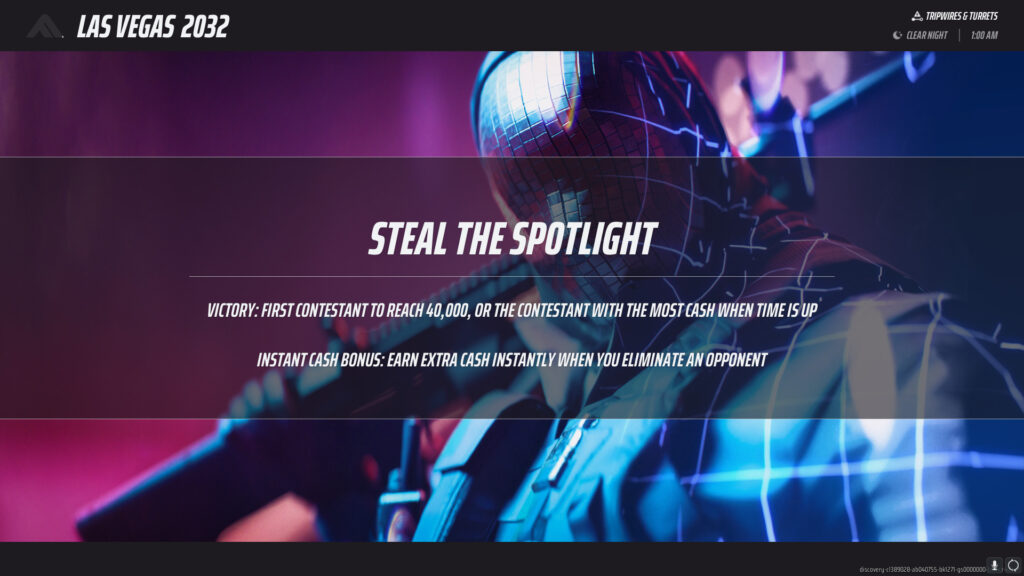 The Steal the Spotlight rules in The Finals as a match loads.