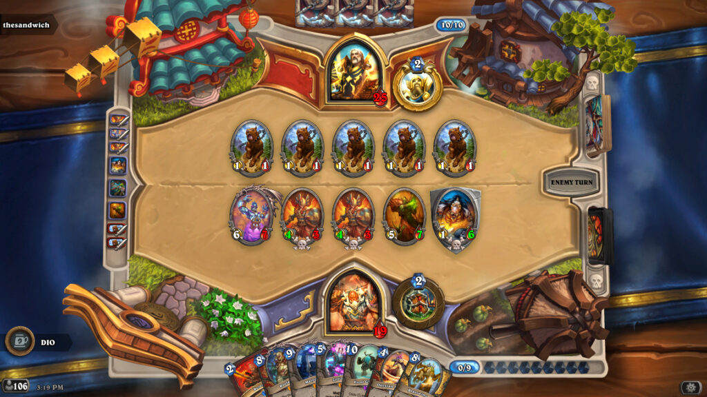 Controlling the board