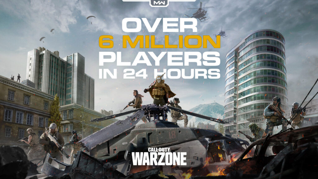 Call of Duty: Warzone reached over six million players in under 24 hours of its launch