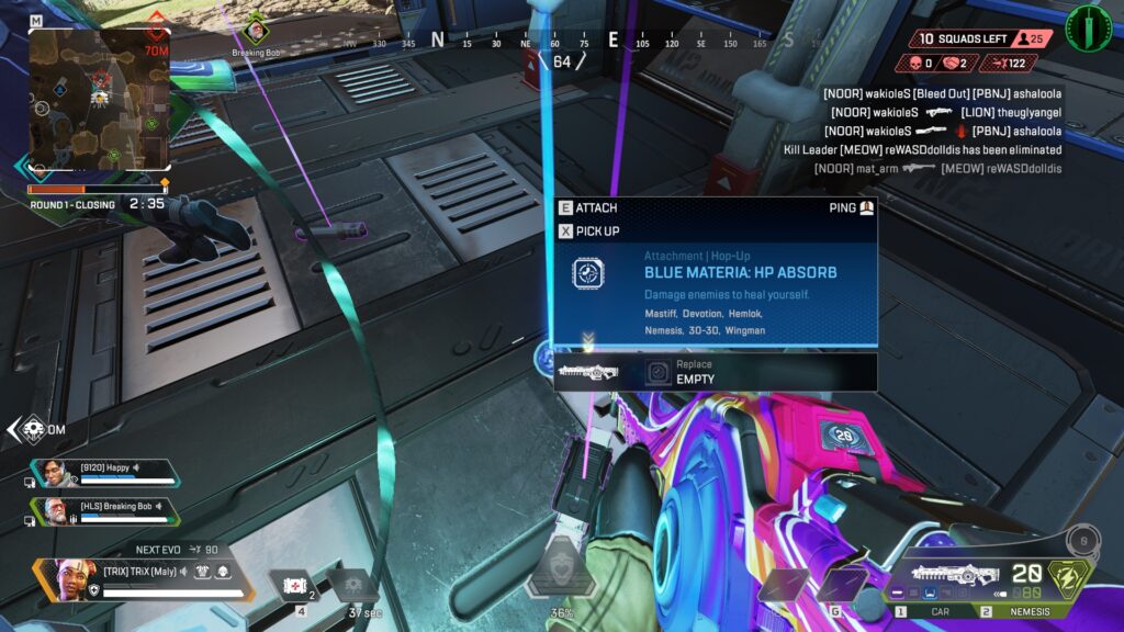 Blue Materia in Apex Legends Final Fantasy Takeover Event