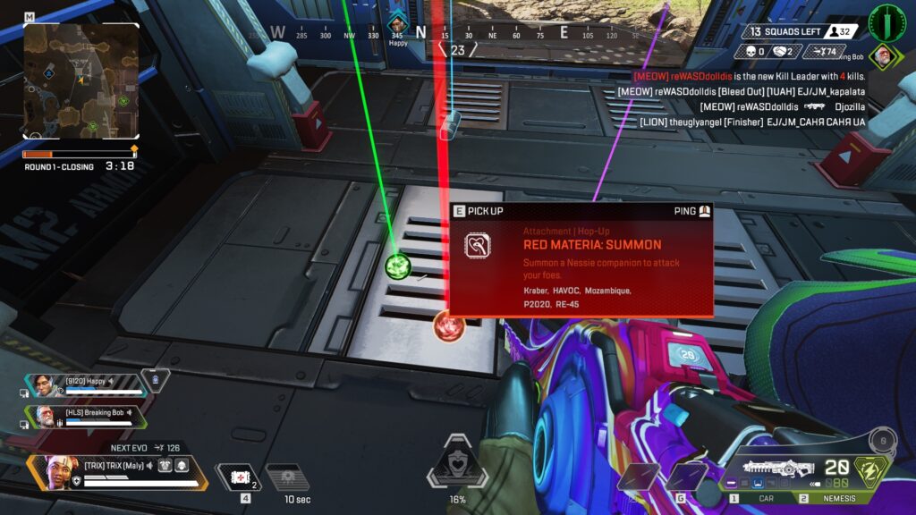 Red Materia in Apex Legends Final Fantasy Takeover Event