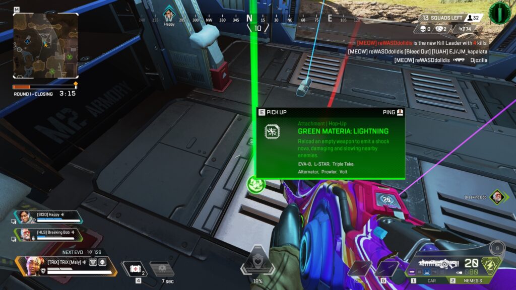 Green Materia in Apex Legends Final Fantasy Takeover Event