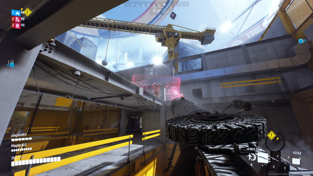 The Finals Heavy Builds fighting in a construction site