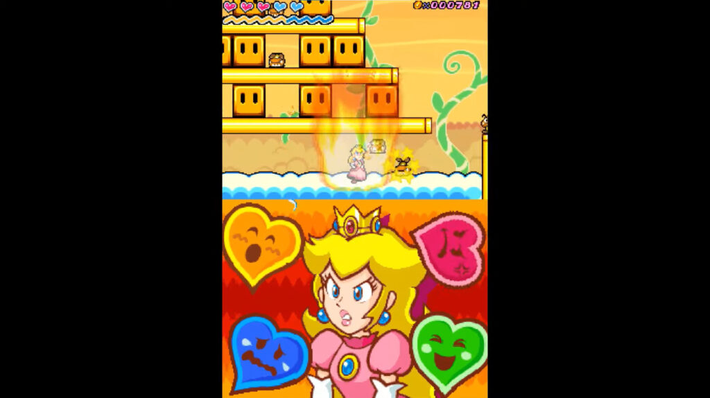 Super Princess Peach rage mode