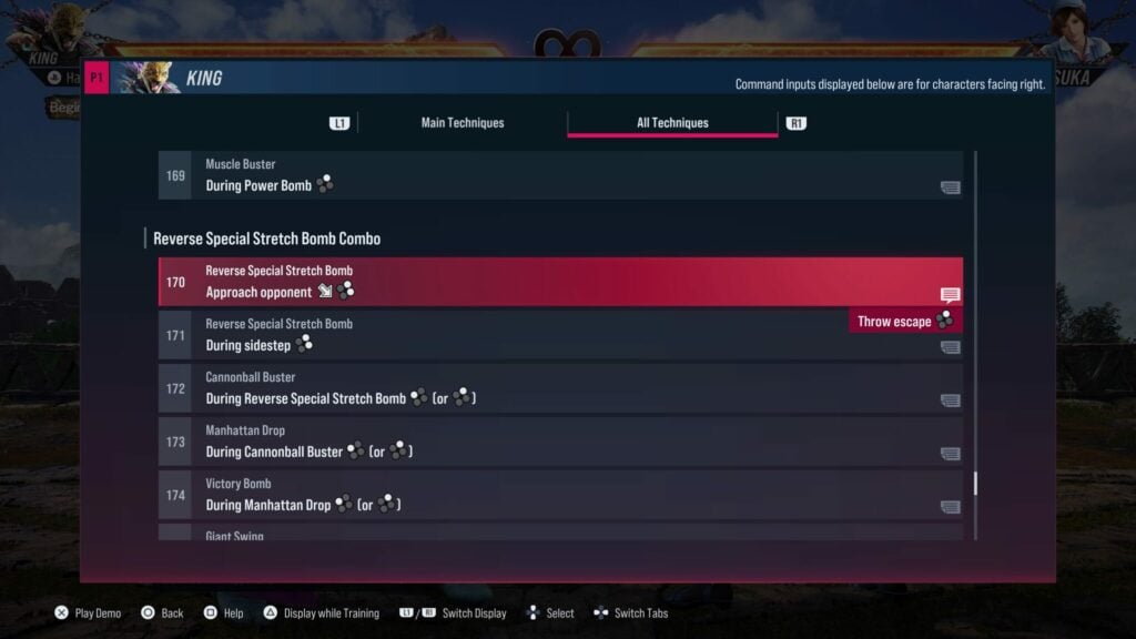 Pro wrestling got you down? Follow our guide on the chain throws of King in Tekken 8 and we'll have you no selling in no time.