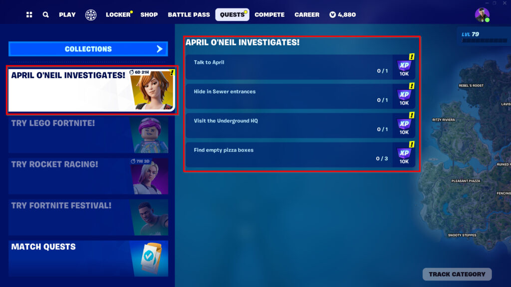 Fortnite TMNT Quests 1