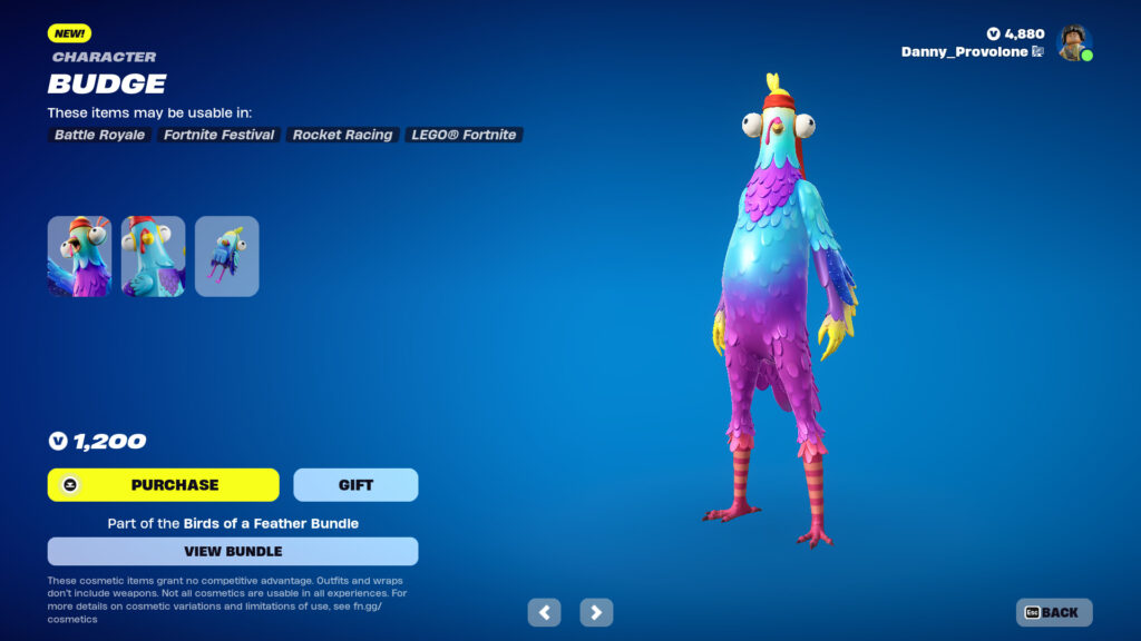 Birds of a Feather Fortnite set 2