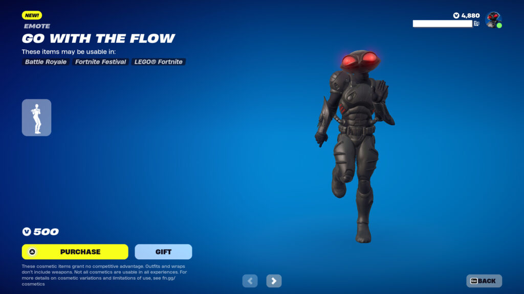 Go With The Flow Fortnite Emote in the Item Shop 2