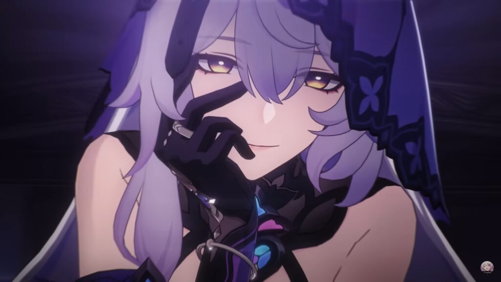 Black Swan in her Trailer Lullaby in Honkai Star Rail